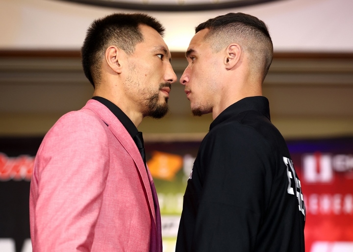 Janibek Alimkhanuly Weighs CareerLightest 159.2 Pounds, Butler Within